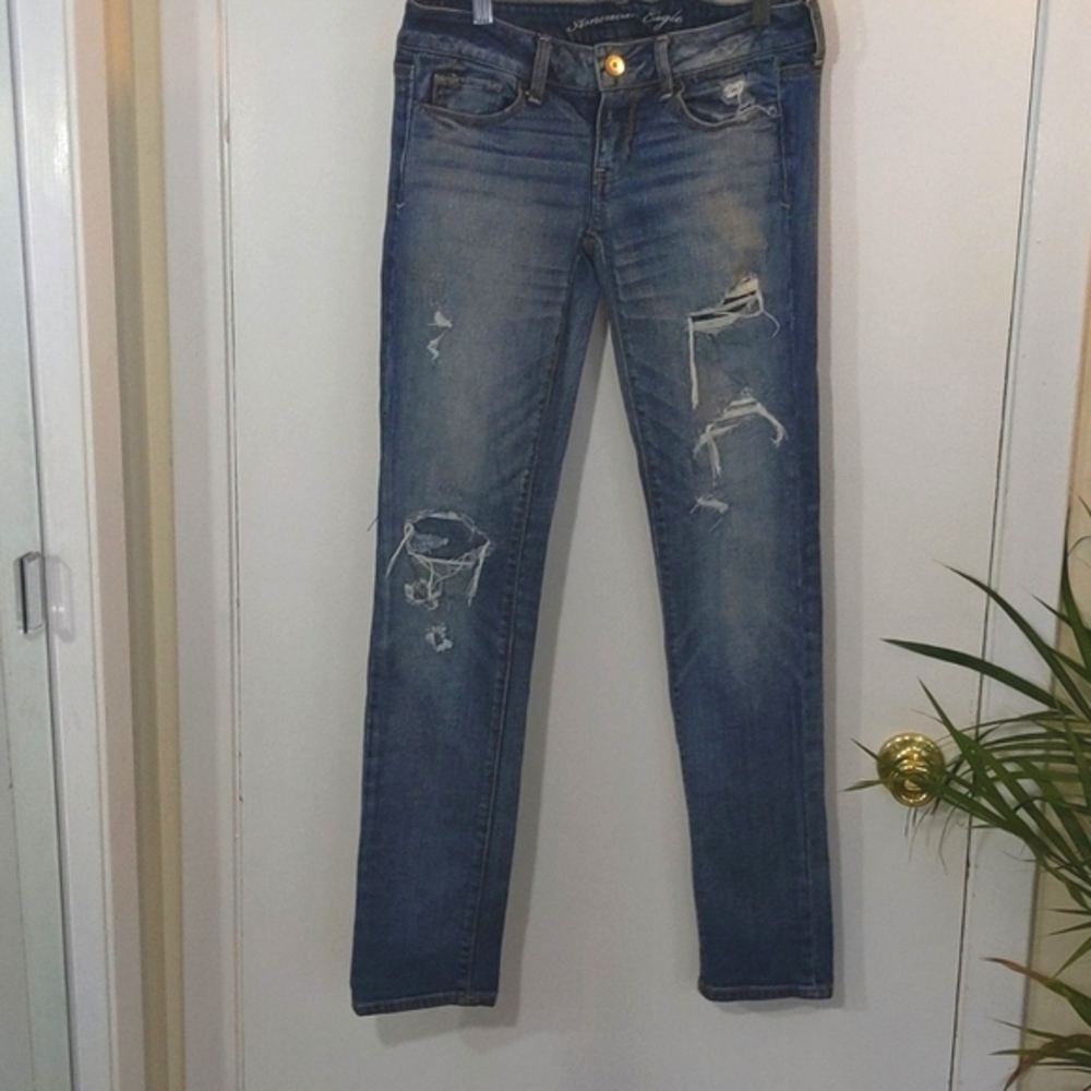American Eagle Distressed Skinny Jean